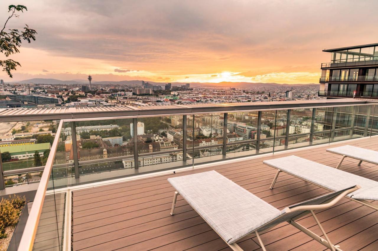 Triiiple Tower Dream Apartments With Rooftop-Summer-Pool Vienna Luaran gambar